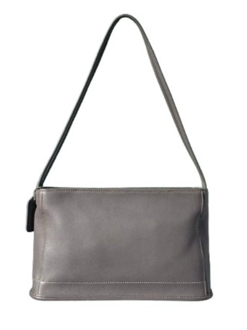 Coach Bleecker 9309 Shoulder Bag Dark Gray Leather 1999 Vintage NWOT Pristine